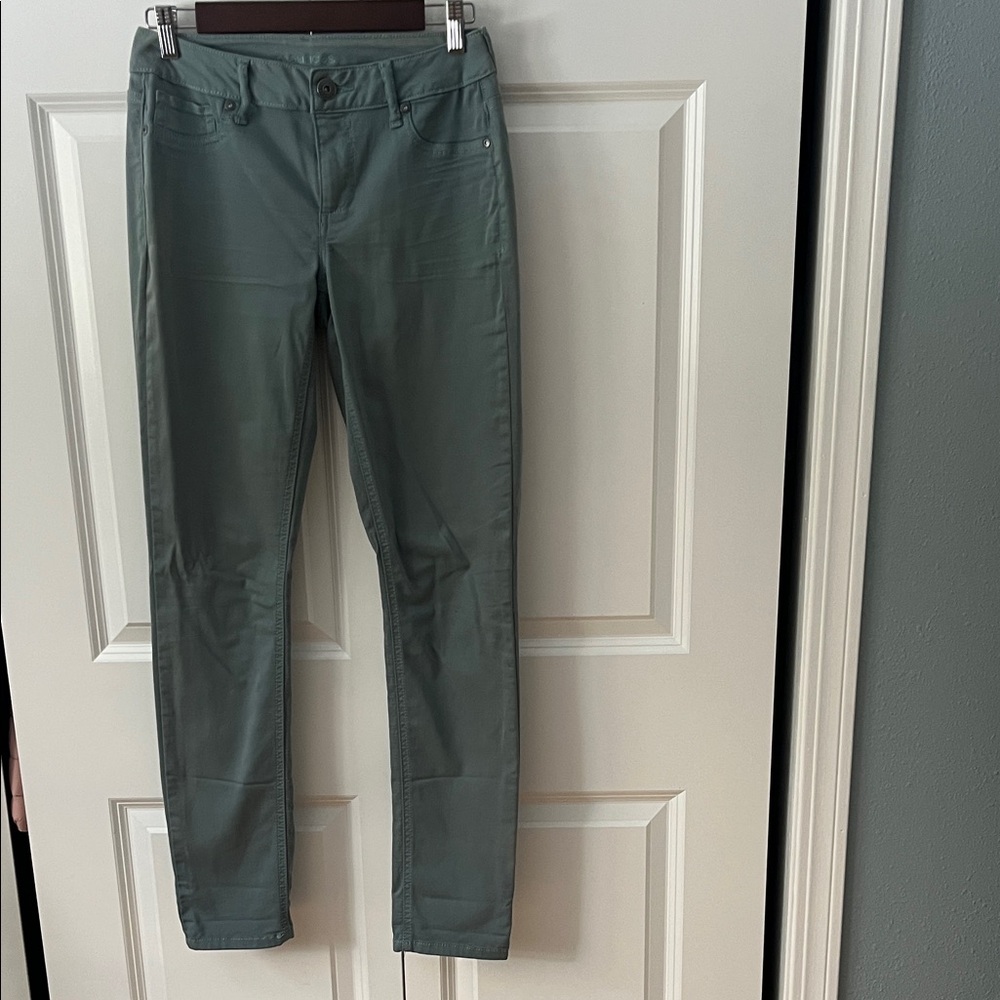 Maurices Olive Green Slim Pants